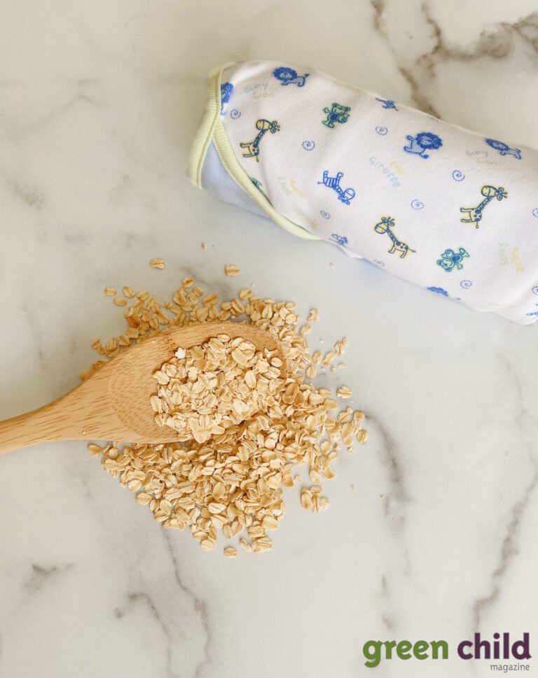 Homemade Oatmeal Bath for Babies