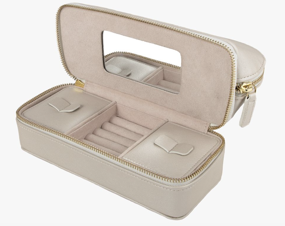 vegan travel jewelry case