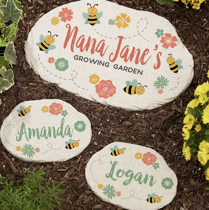 garden stones custom for grandma