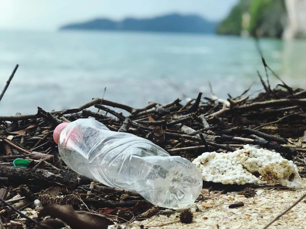 plastic water bottle