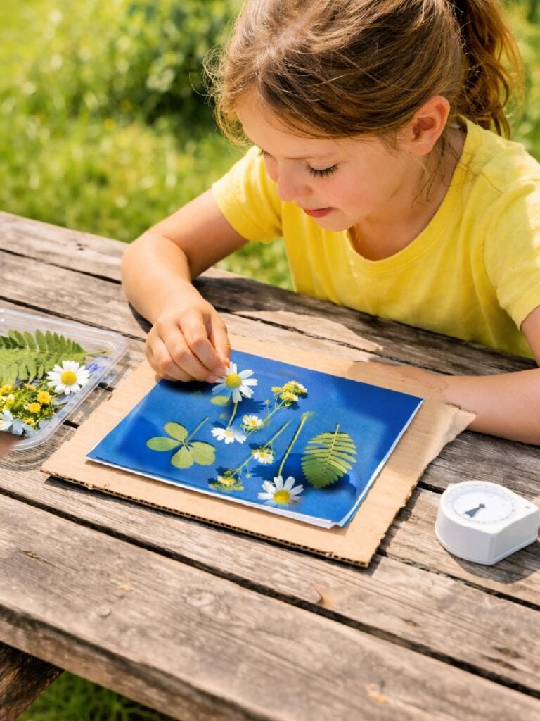 How to Make a Sunprint with Kids
