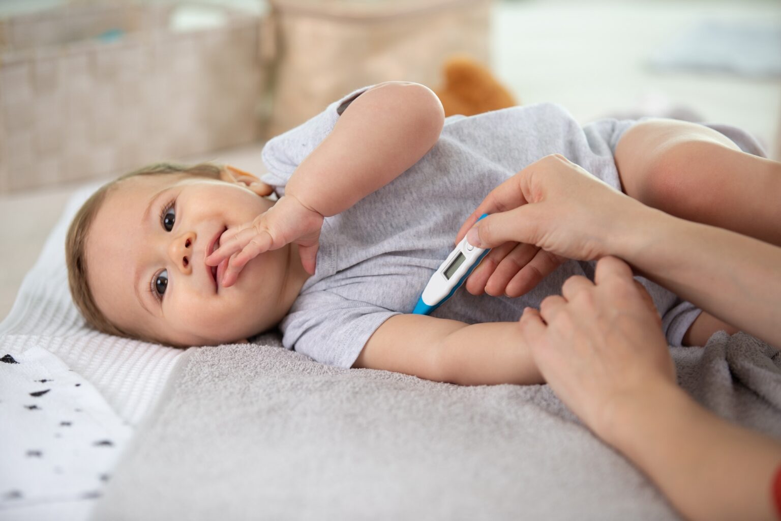 baby 7 months fever