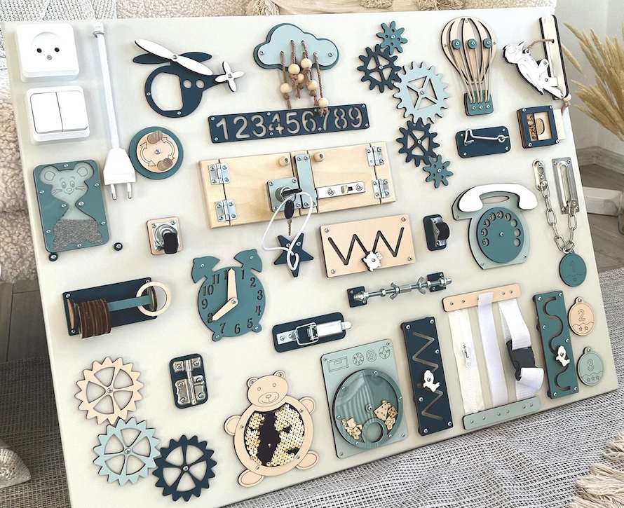 montessori gift busy board