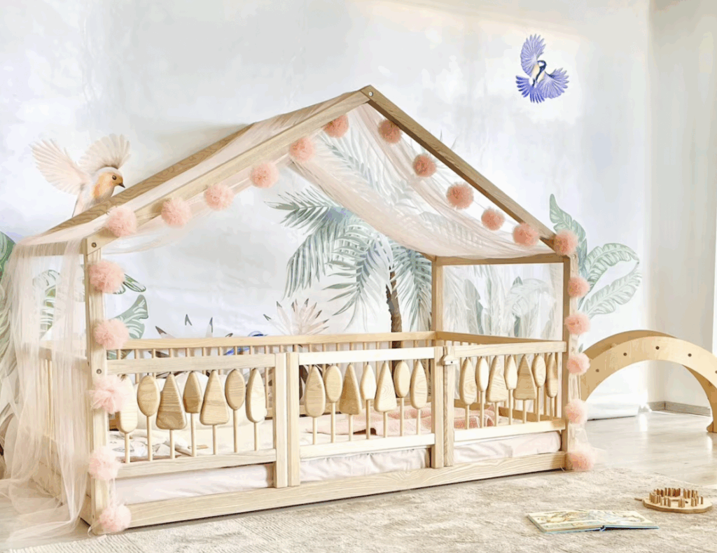 toddler house bed
