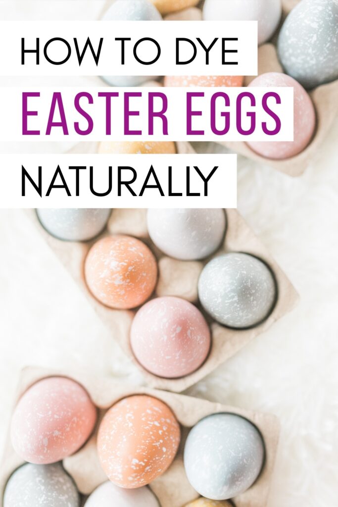 how to dye easter eggs naturally