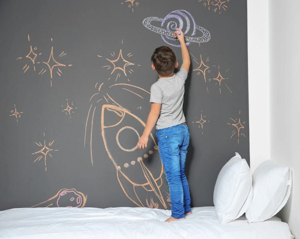 peel and stick chalkboard