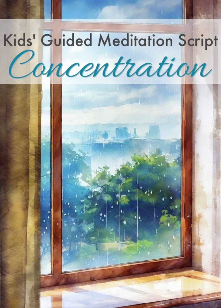 Raindrop Concentration Meditation for Middle Schoolers