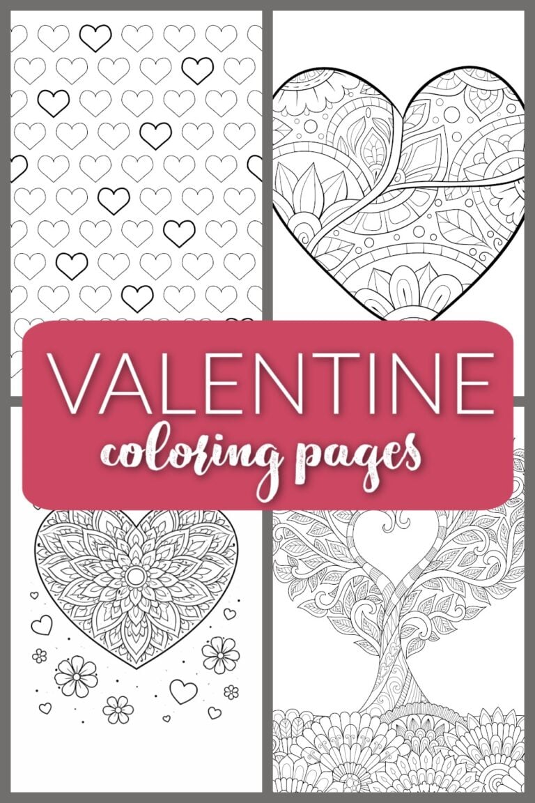 Free Mindful Valentine’s Day Coloring Pages for Kids