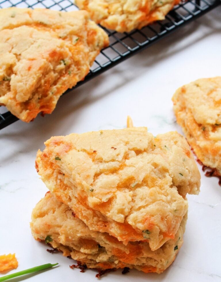 Savory Gluten-Free Cheddar and Chive Scones