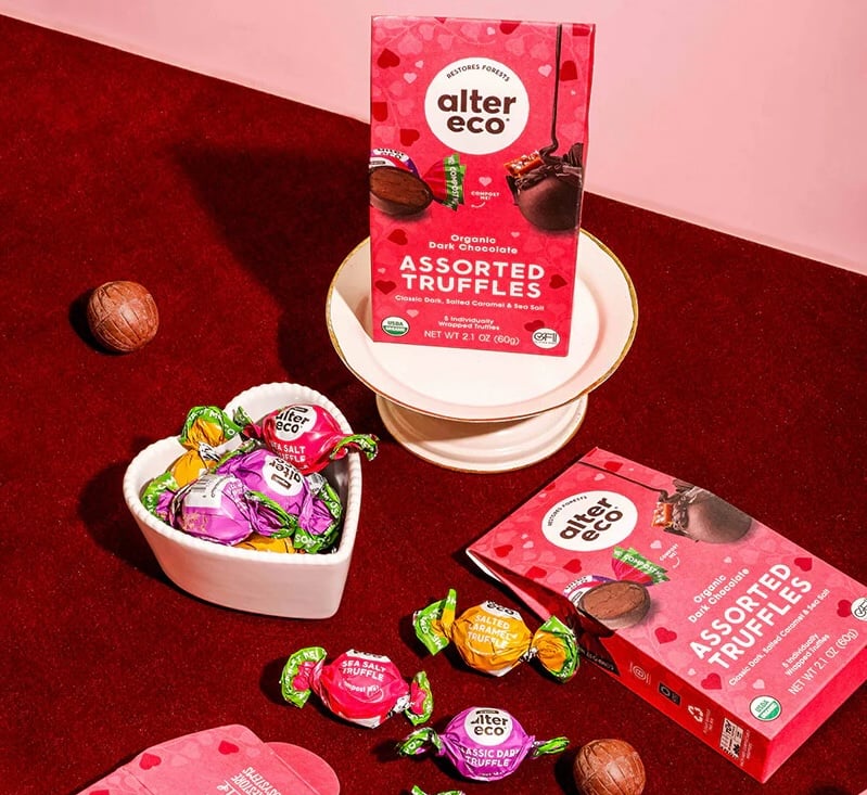 ethical truffles for Valentines