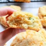 gluten free savory cheddar and chive scones