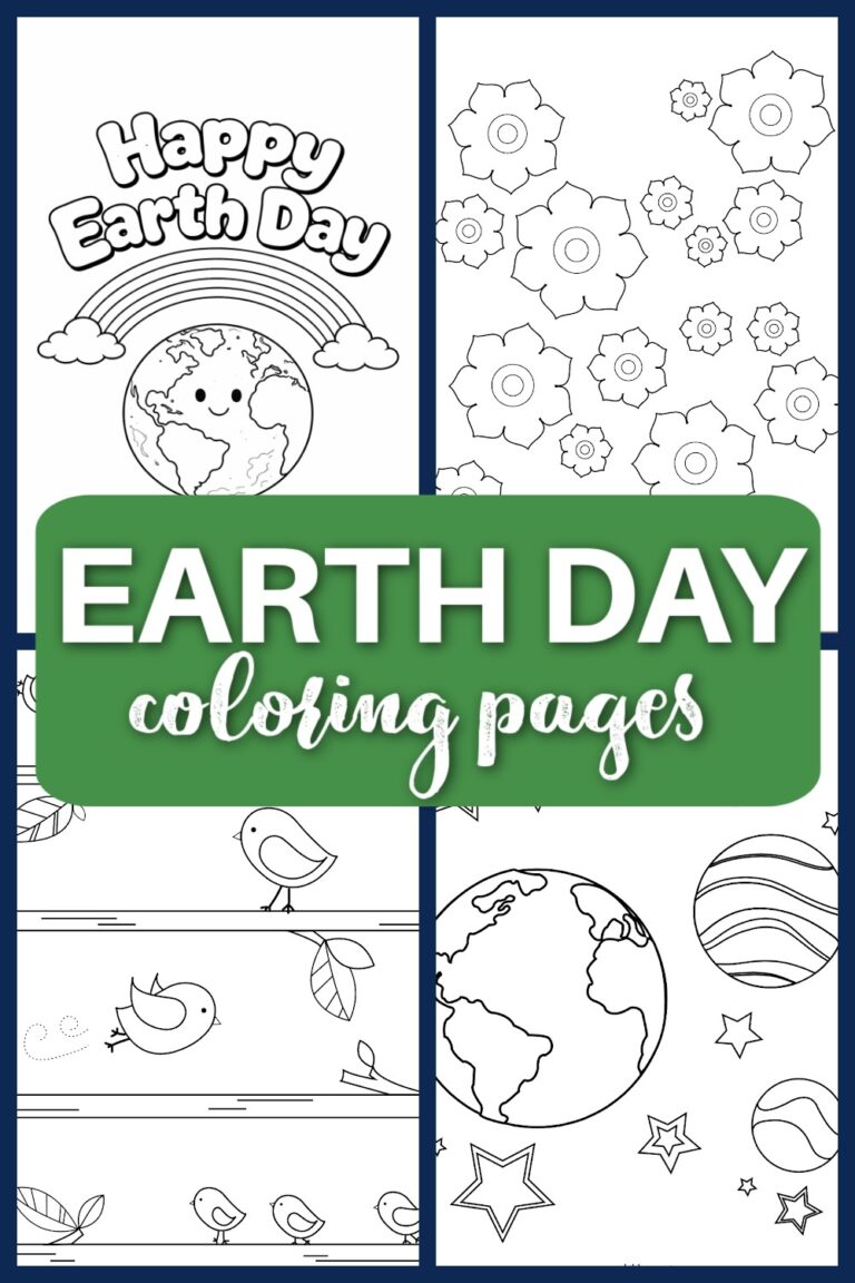 Earth Day Coloring Pages to Encourage Kids’ Love of Nature