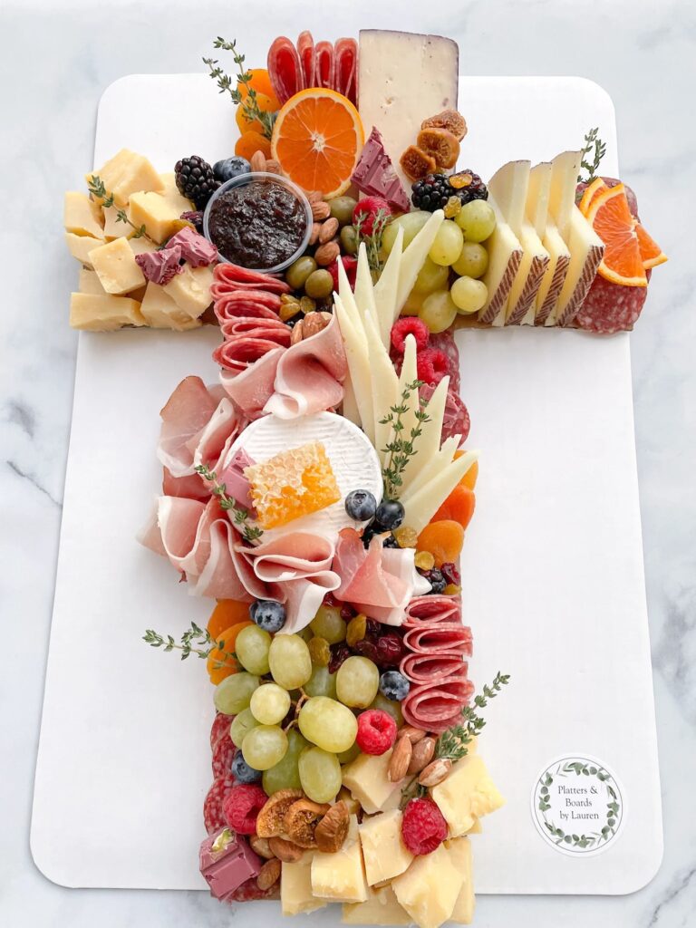 cross charcuterie board