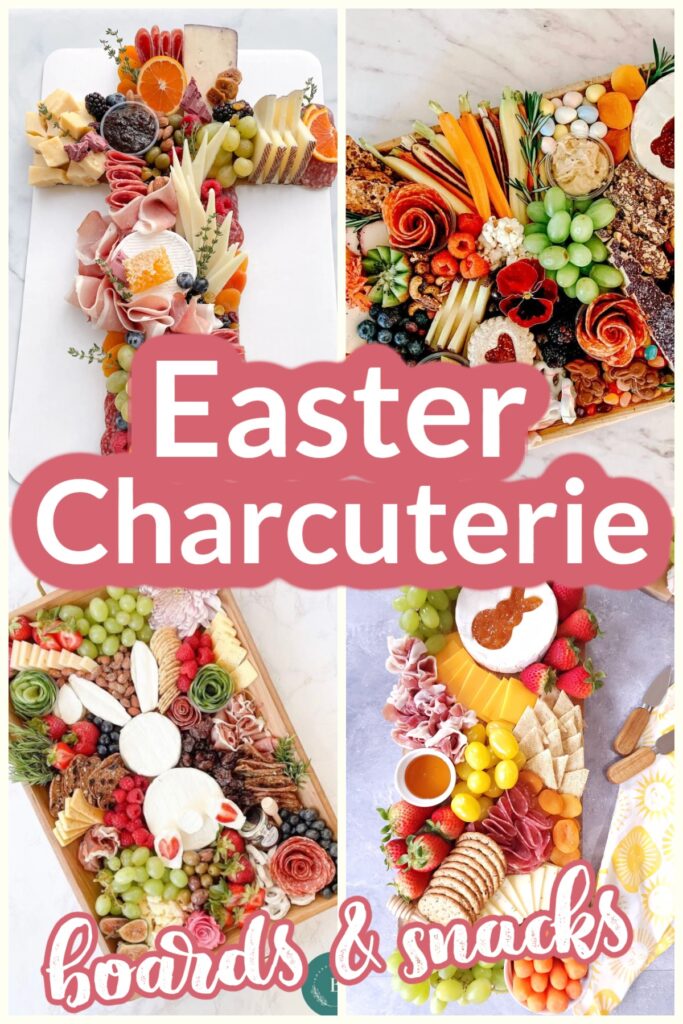 Easter charcuterie boards and snacks