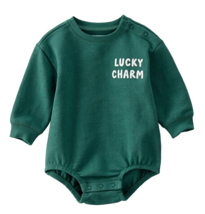 organic green onesie