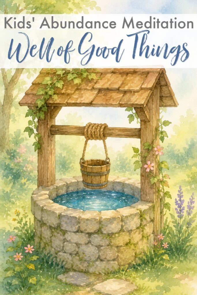 abundance meditation for kids: the well of good things