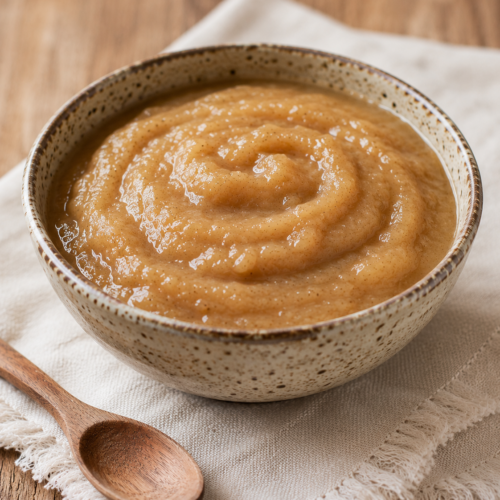 apple, butternut squash, and raisin baby purée
