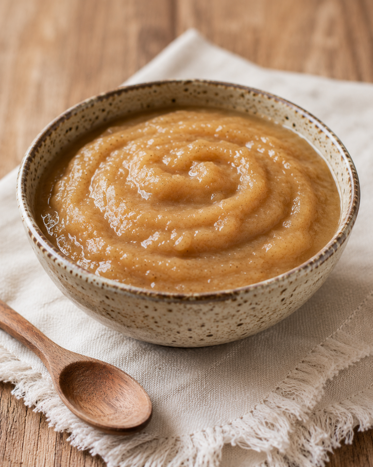 apple, butternut squash, and raisin baby purée