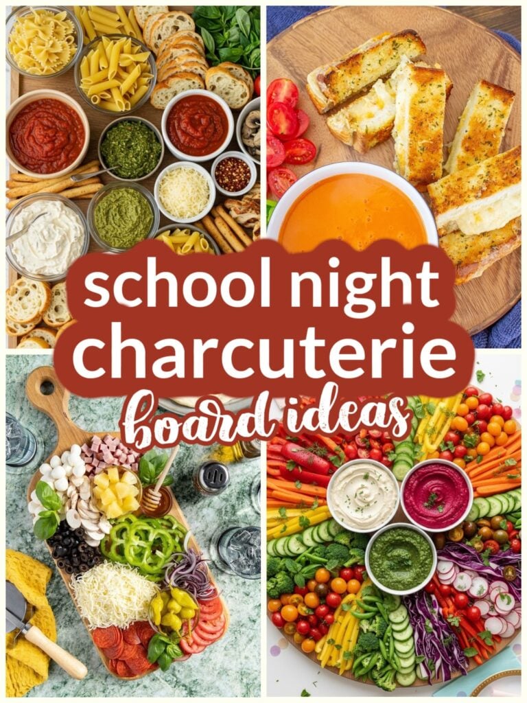 school night charcuterie board ideas