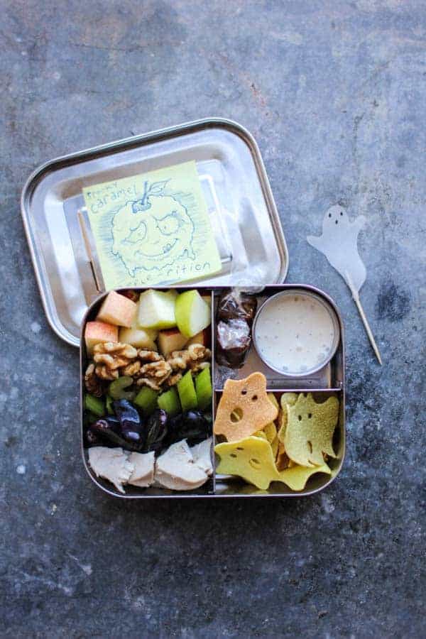 Deconstructed Waldorf Salad Bento