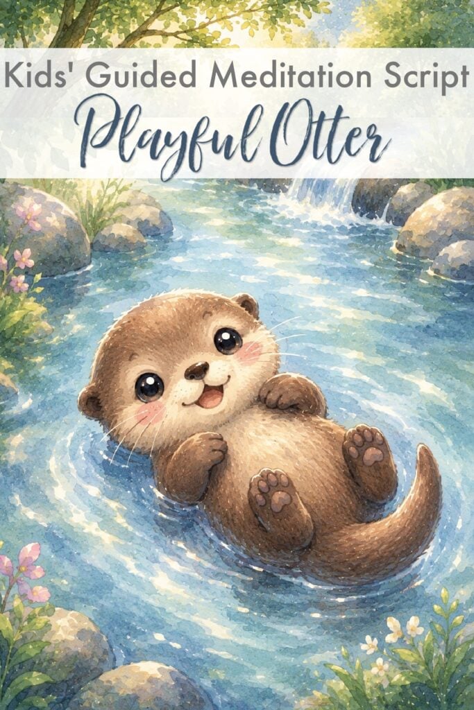 playful otter meditation to get the wiggles out