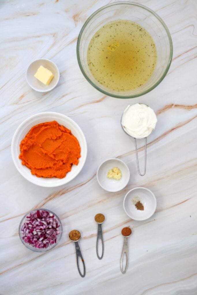 creamy pumpkin soup ingredients
