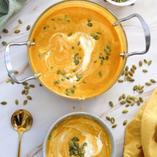 creamy pumpkin soup