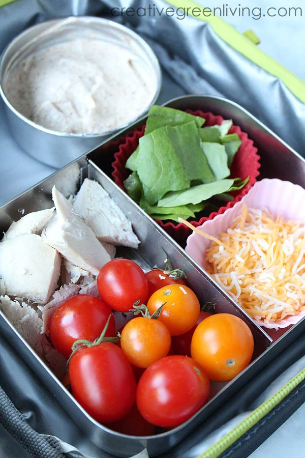 chicken tacos bento lunch