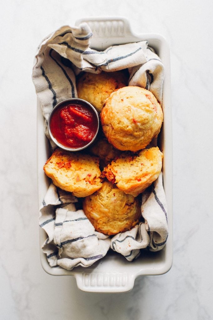 Pizza Einkorn Muffins Bento