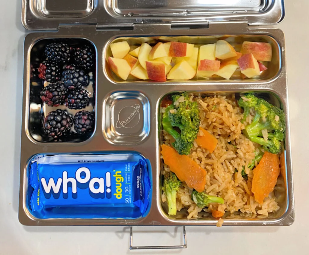 veggie rice bento
