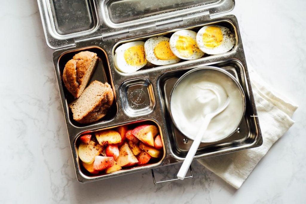 hard boiled eggs lunch for kids