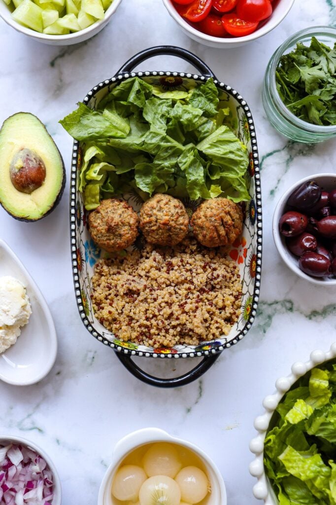 Mediterranean Falafel Bowl base