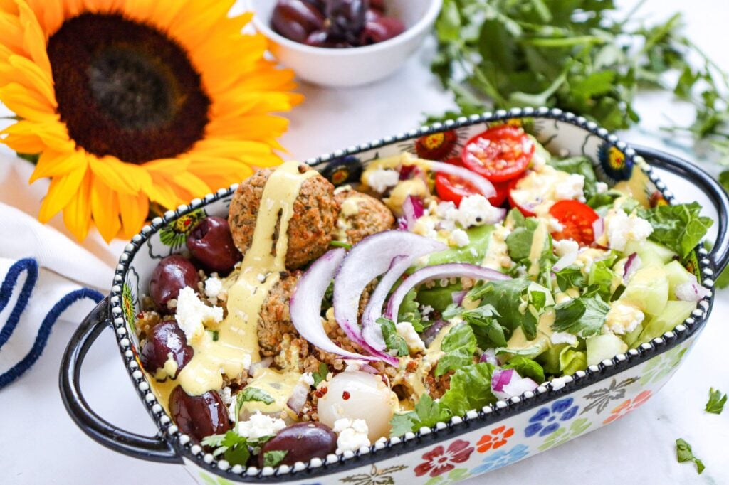 Mediterranean Falafel Bowl recipe