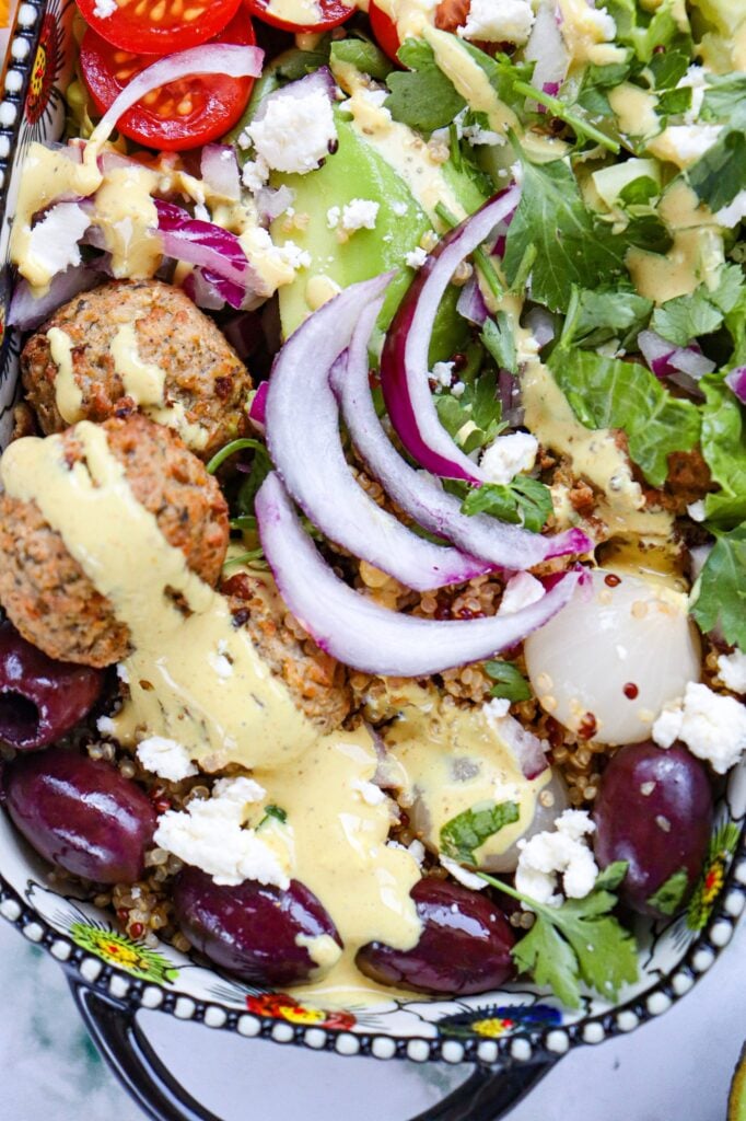 Mediterranean Falafel Bowl recipe