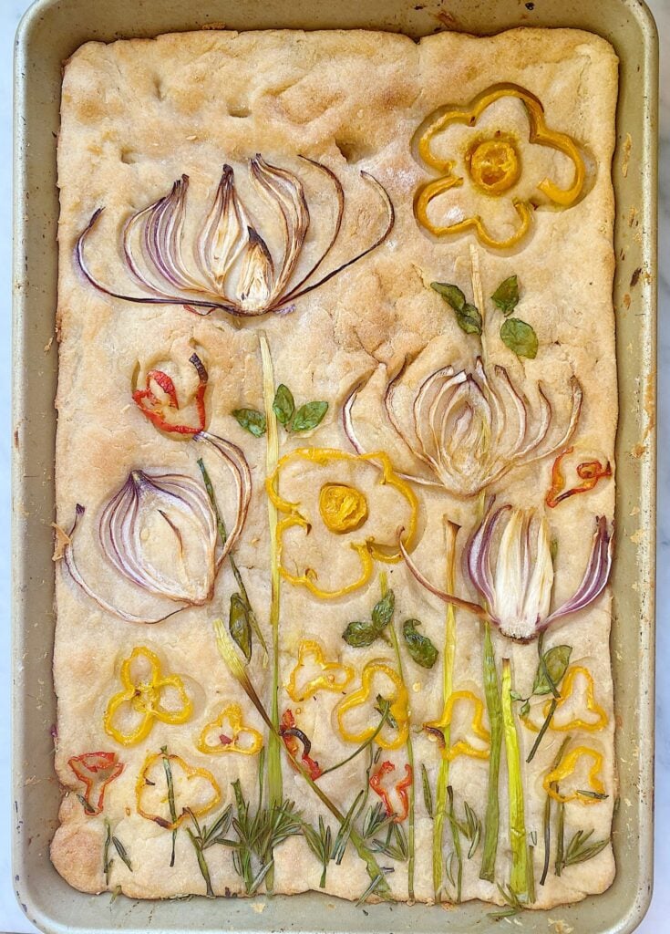 gluten free focaccia art
