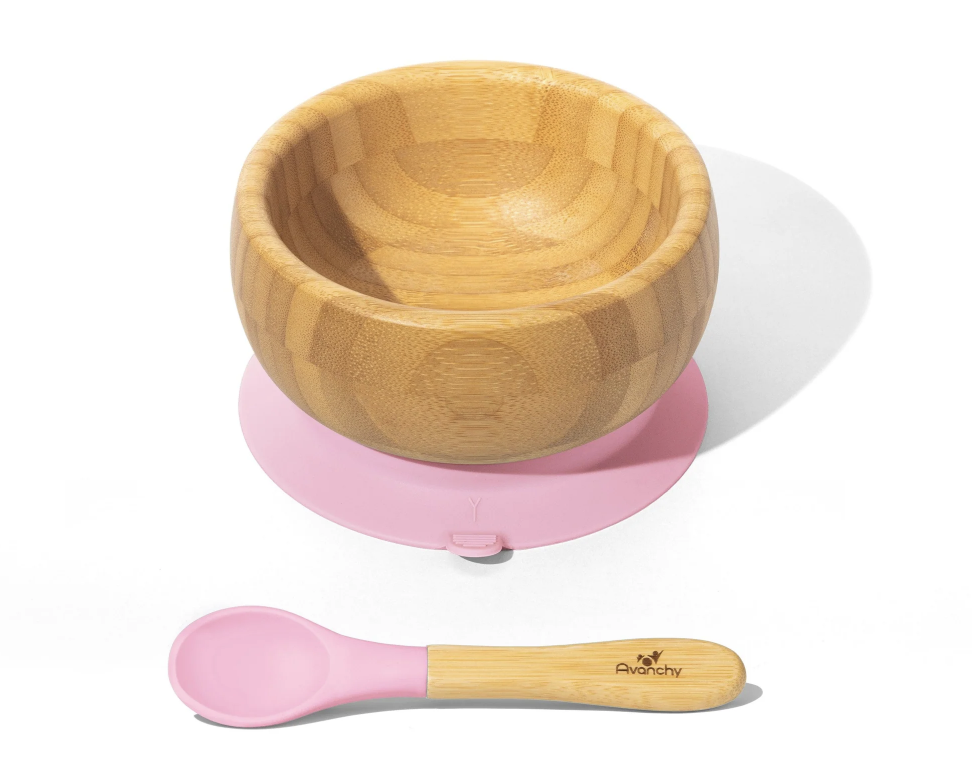 avanchy suction bamboo bowl