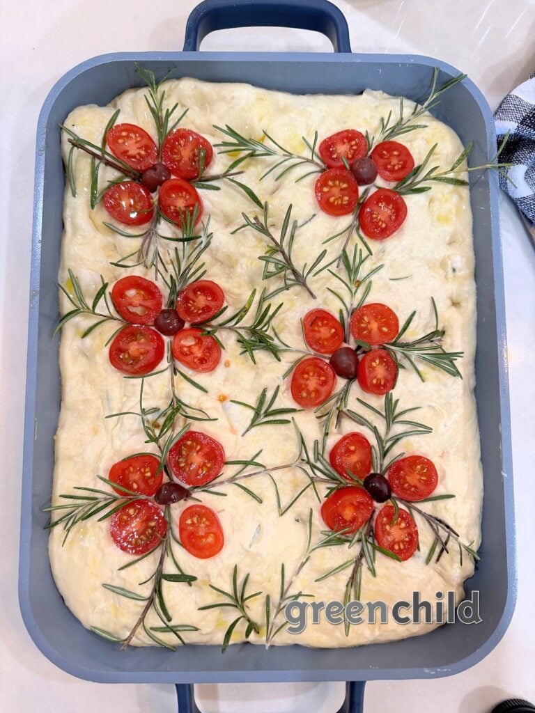 holiday focaccia art by green child mag